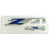 Chrome et bleu