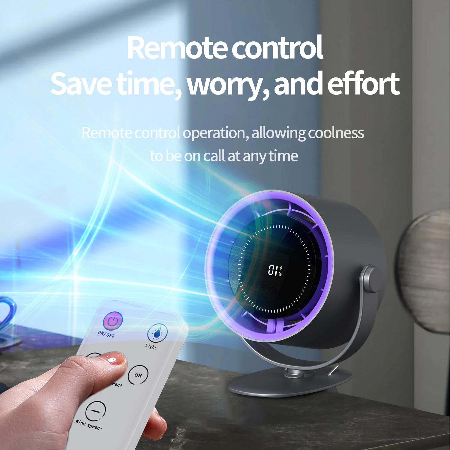 Table Fan, Portable, USB, Wall - detail 18