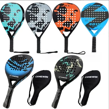 2023 Popular OEM Good Quality Factory Price 3K 12K 18K Carbon China Supply Beach Tennis Racket for sale