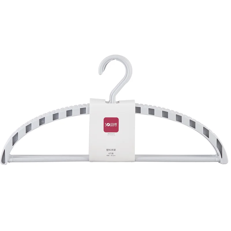 SOLELY Factory's Hot Sale 16 inch Arc Clothes Hanger Wardrobe Balcony Bathroom Living room