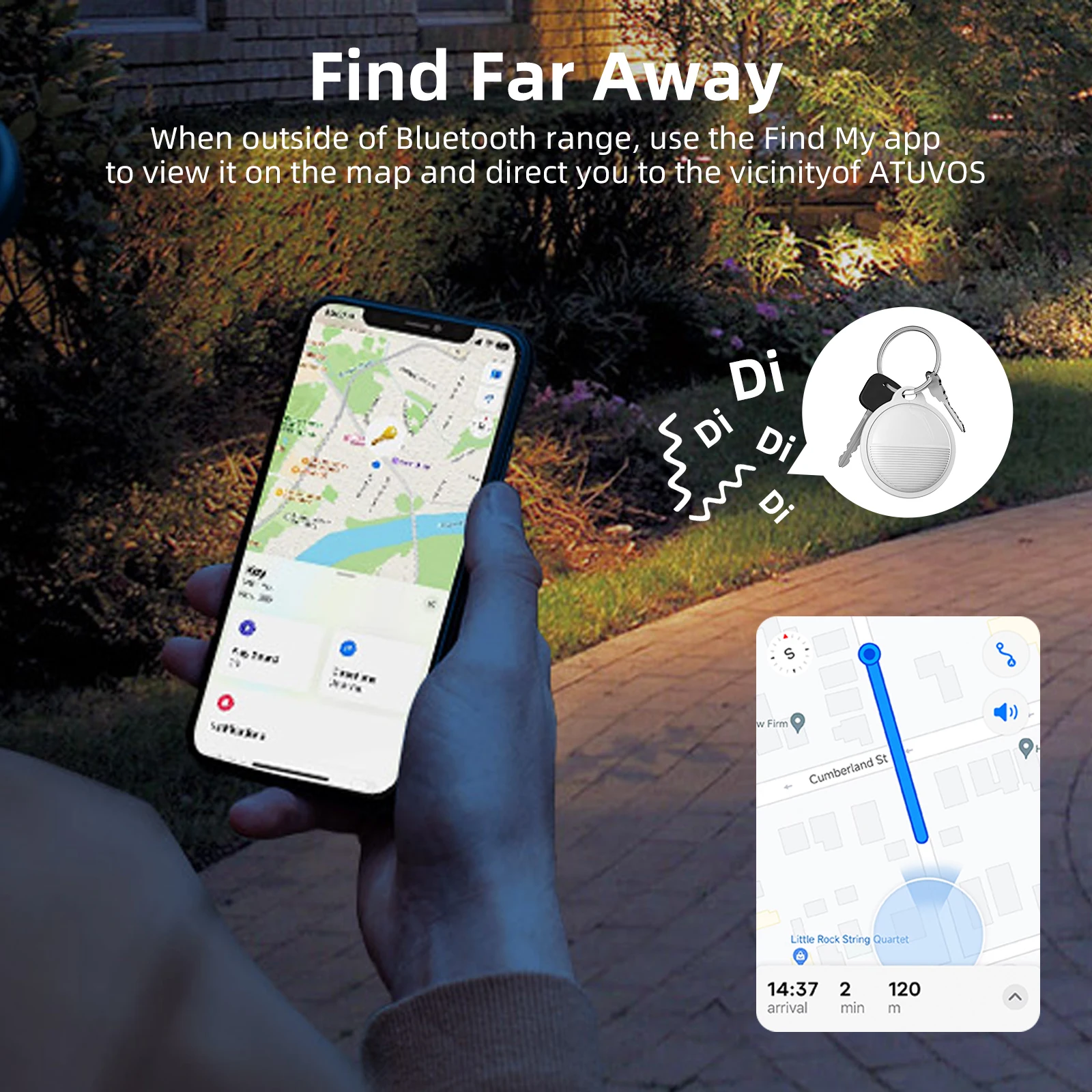 High Quality Automatic Rounded Pet GPS Tracker Tag Smart Animal Locator for Dogs Navigation Features High-Durable Plastic Tag