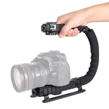 Hight Quality Photographic Equipment U/C Shape Portable DV Stabilizer for DSLR Camera and Smartphone Mobile Phone