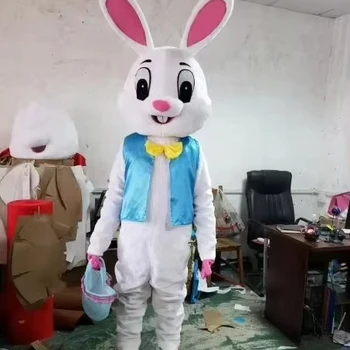 NEW Easter Bunny Mascot Costume New Halloween Cosplay Costume Cartoon Easter Bunny Mascot Costume for Party