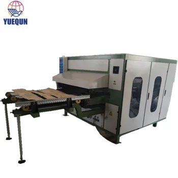 Automatic Veneer Edge Grinder and Scarf Jointing Machine with Gear and Bearing Includes Automatic Stacker Device