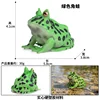 Grenouille à cornes verte colorée M-1426