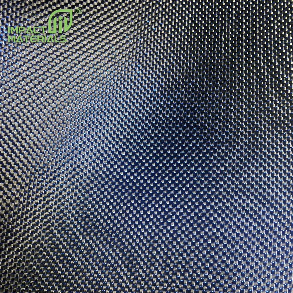 3k Purple Metallic Plain/Twill Carbon Fiber Colorful Metal Wire Mixed Carbon Fabric for Auto Parts