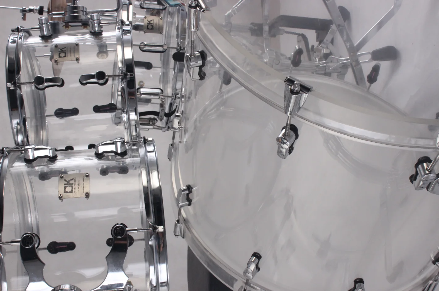 Complete in Specification Good Quality DK Acrylic Musical Drum Set