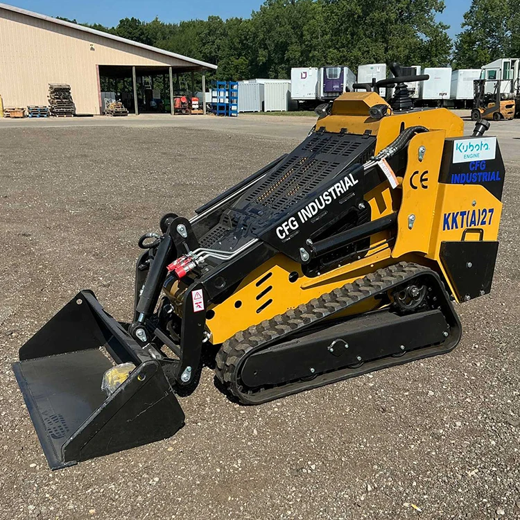 KKT27 Kubota D1105 Diesel Engine 3 Cylinders Mini Skid Steer Loader Crawler Loader