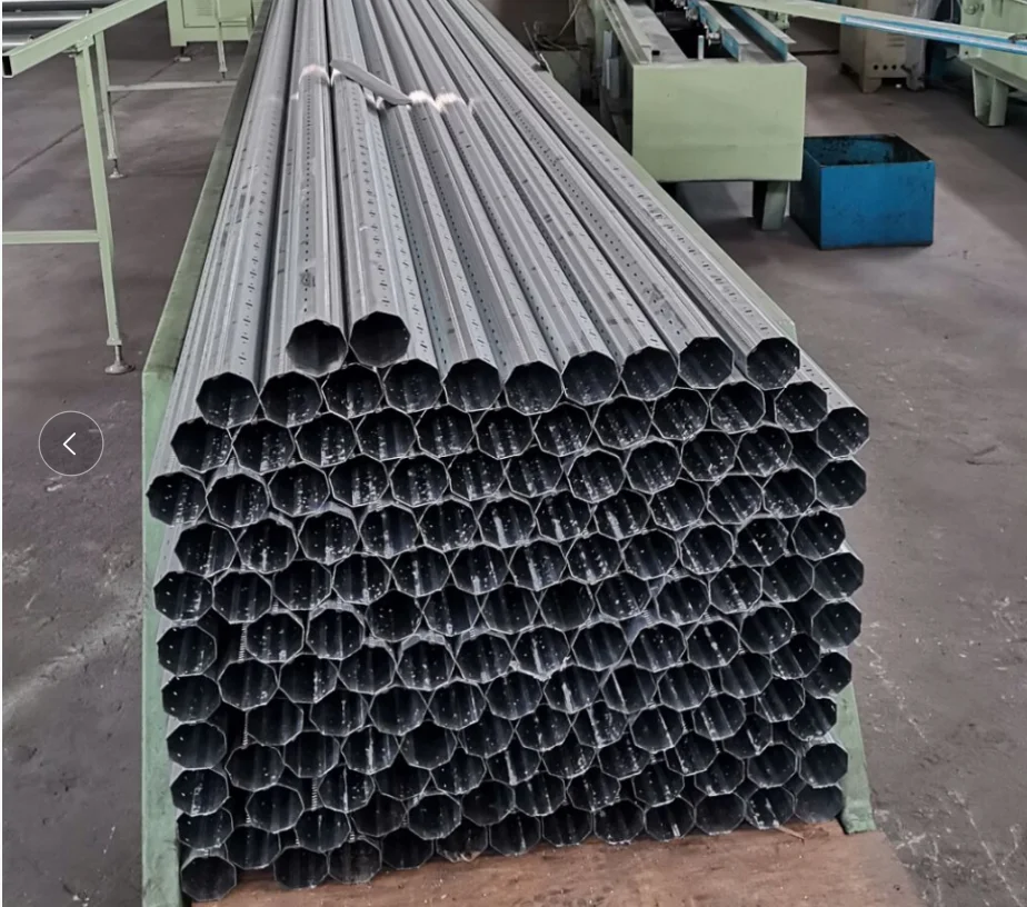 Aluminum Roller Shutter Components Octagonal Tube Galvanized Steel Pipe