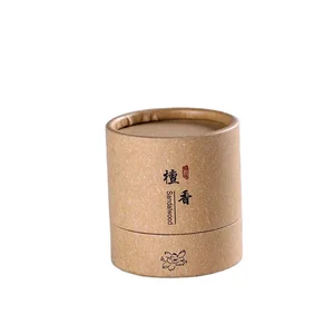 Tall Round Cylinder Tea Gift Packaging Coated Paper Cardboard Box for Packing Vanishing and Stamping Printing Handling