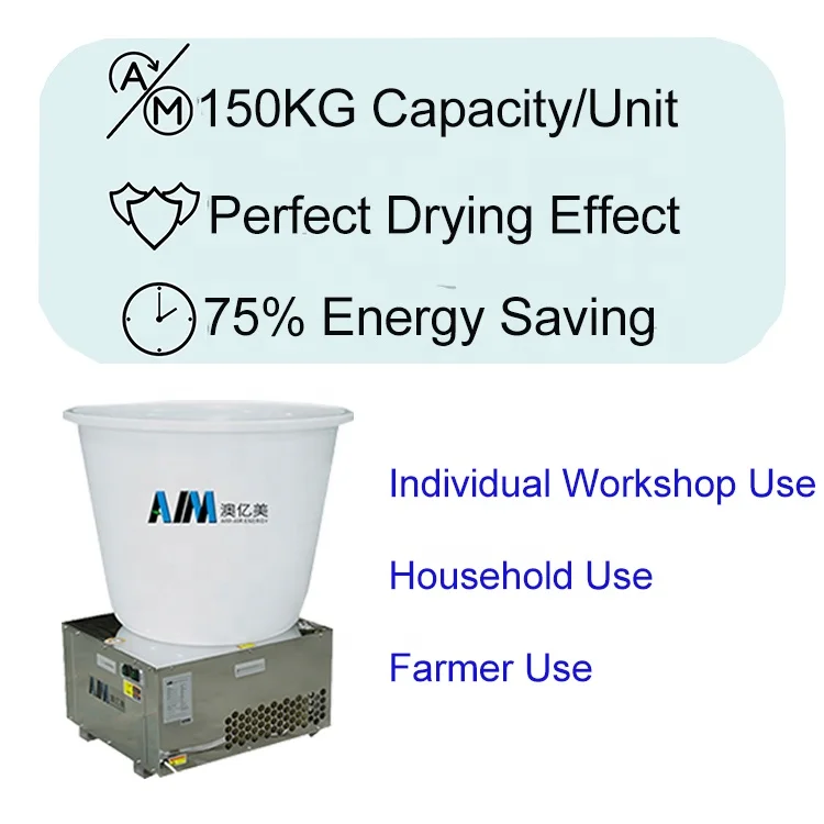 Small Industrial Plastic Type Cocoa Peanut Seed Dryer Coffee Bean Betel Nut Pepper Garlic Dehydrator Herb Spice Drying Machine