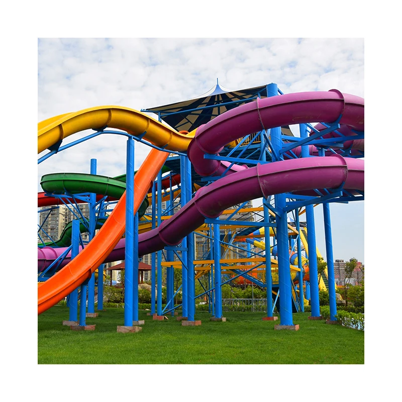 Manufacturer Pool Nip Slip on a Water Spiral Slide Pump for Pool Beach Water Park Spiral Slide