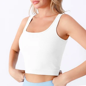 Plus Size Breathable Fitness Seamless Sports Bra for Women