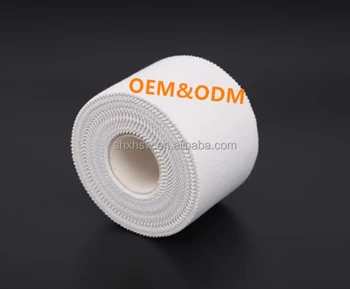 5cm Width Cotton Sports Tape Athletic Zinc Oxide Medical Bandage for Weightlifting Rock Boxing Thumb Strapping