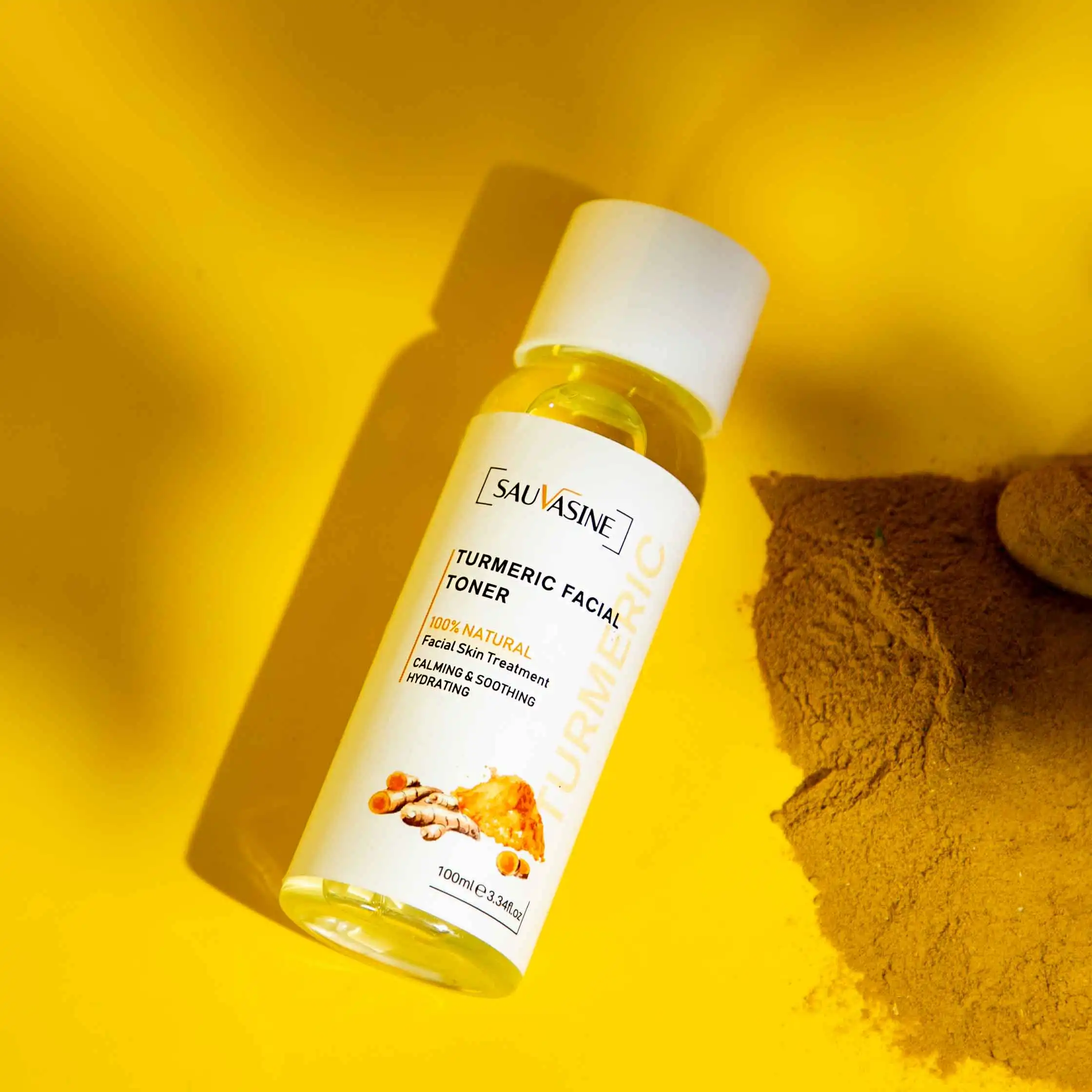 Vegan Skincare Facial Kit Lightening Beauty Products with Vitamin C Turmeric Herbal Ingredients for Face