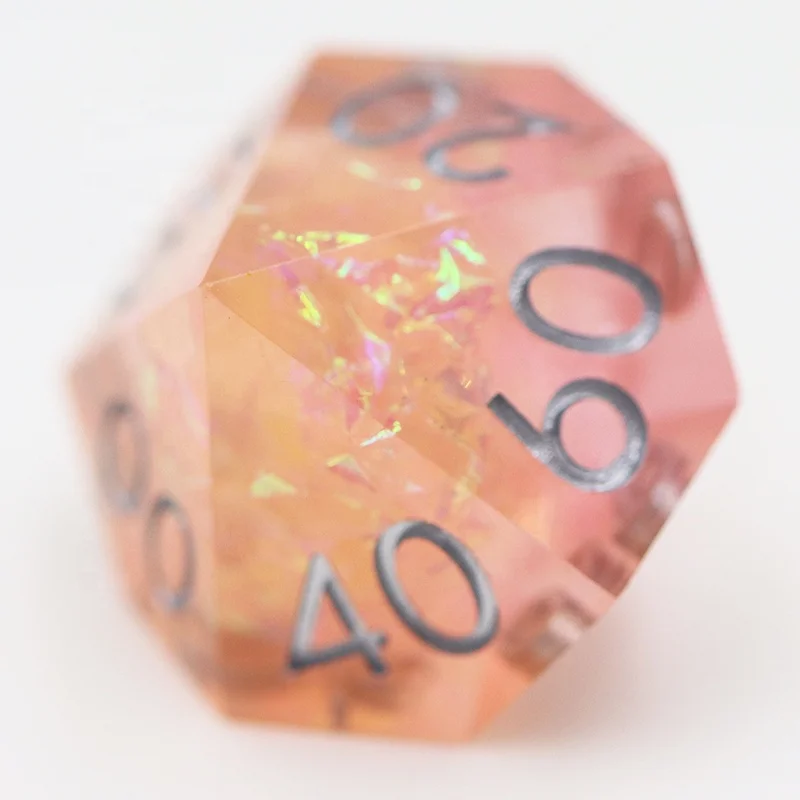 Conjunt de daus polièdrics de resina personalitzats de 16 mm per a DnD RPG Accessoris artesanals per a DnD RPG