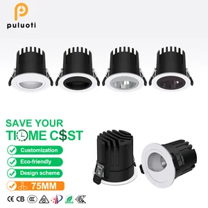 High Quality Modern Style LED Full Spectrum Anti-Glare Spotlight Indoor Use Front Spotlight Aluminum Body Eye Protection Mirror