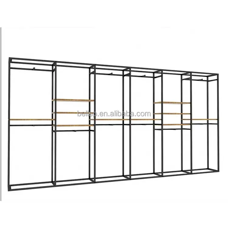 Wholesale Custom Metal Clothes Display Rack Clothes Stand Boutique Clothing Store Display Buy