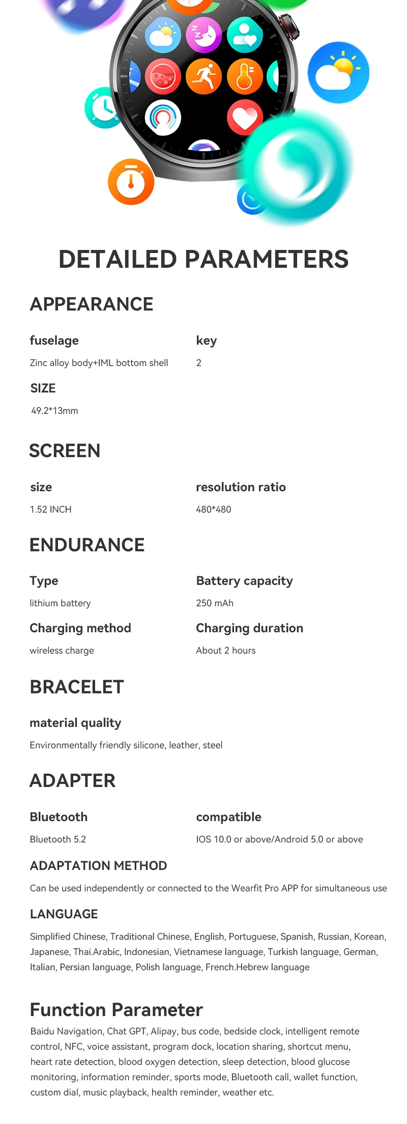 VALDUS HW6 MAX ChatGPT Smart Watch