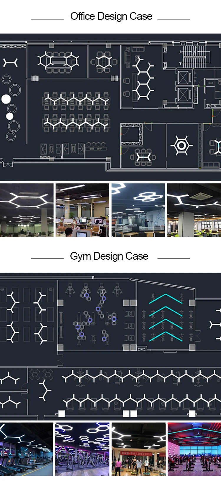 Customized Round Polygon Hollow Led Pendant Light Suspended Office Lighting Modern Dimmable Hanging Home Decorative Linear Light