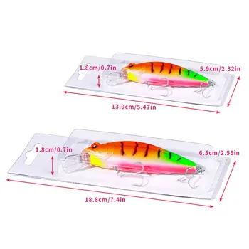 CHEERY For 120mm 15g Slow Sinking Midwater Heavy Wobblers Saltwater Minnow Artificial Bait Hard Plastic Sea Fishing Lures – Minnow – view 3