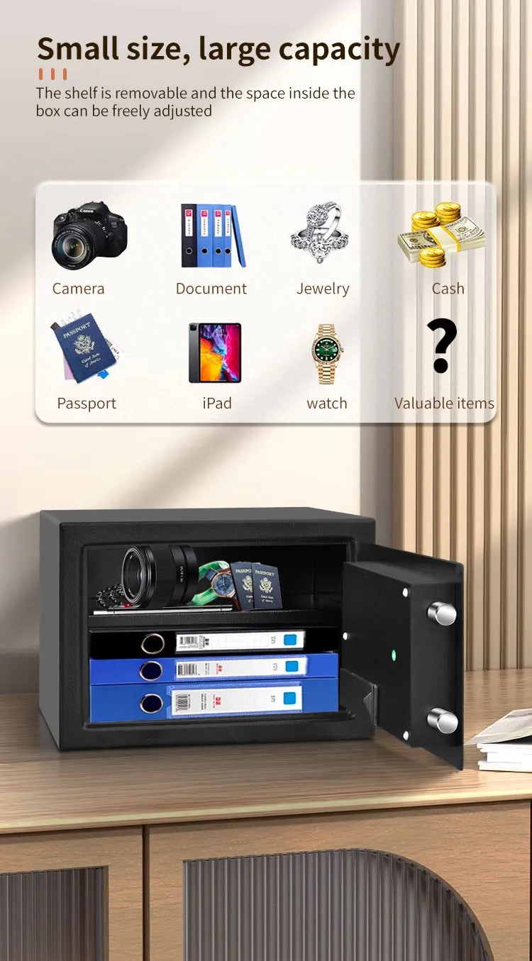 CEQSAFE Hot-selling Small Home Office Safe Mini Deposit Box for Hotel manufacture