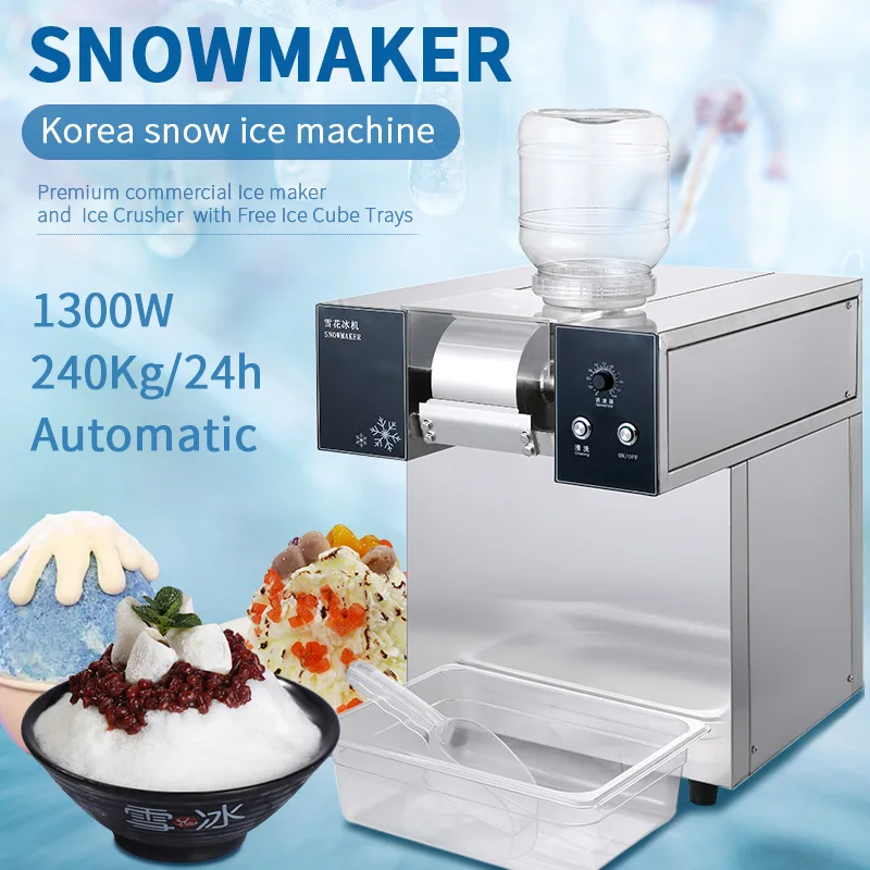 Factory Price Snow Ice Machine for Sale Water Cooling Commercial Ice Machines