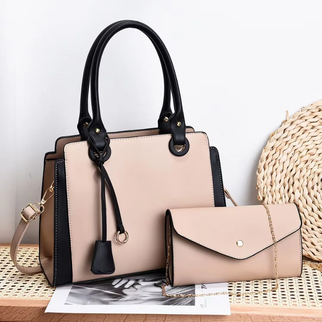 Wholesale New Korean Fashion Trend Women's Tote Bag PU Leather Hand Bags  Set Luxury Ladies Purses and Handbags From m.