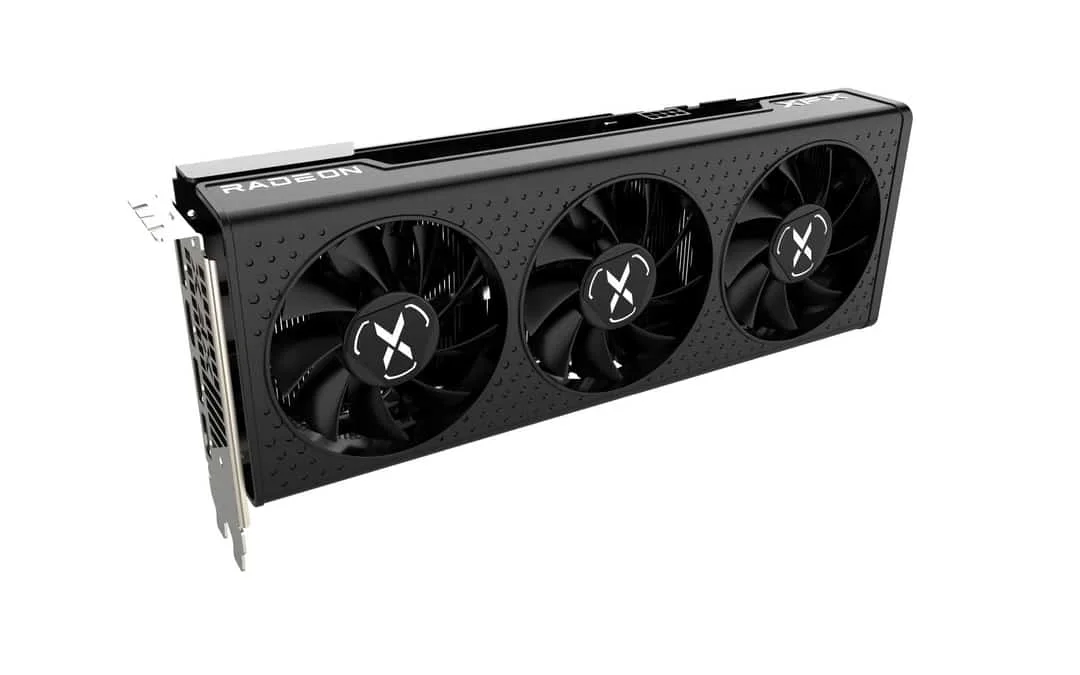 Черная игровая видеокарта XFX AMD GPU Radeon RX 6600 XT с 8 Гб GDDR6