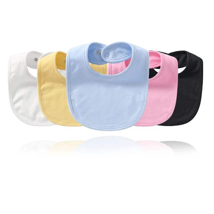 Детские слюнявчики для малышей однотонные хлопковые детские банданы нагрудники готов к отправке