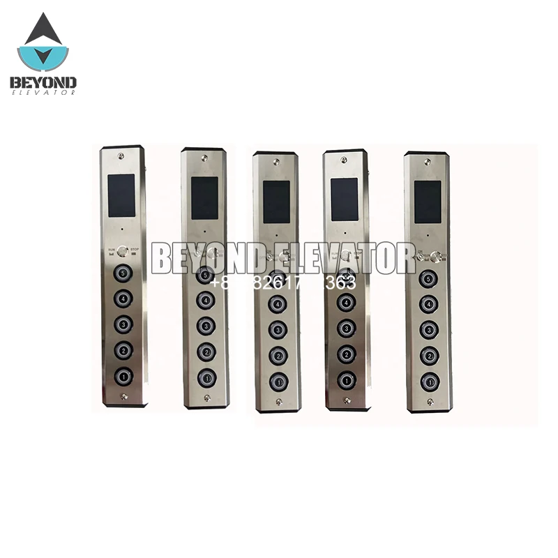 5 Stops Hydraulic Elevator Call Board Elevator Operation Panel Cargo Elevator Control Box Dumbwaiter Display Panel