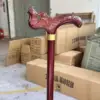 Solid wood [straight-stem phoenix head] single leg
