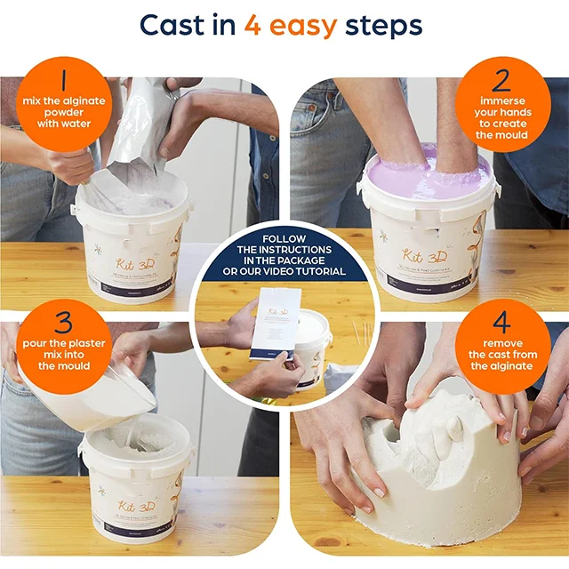 Hand Casting Kit for Couples Plaster Statue Molding Kit DIY Hand Mold Kit Personalised Gifts for Couples Unique