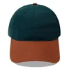 Dark green and orange