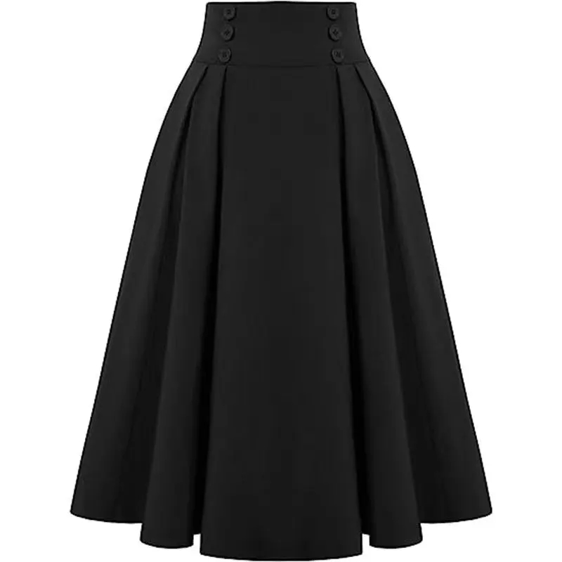 2024 New Pleated Skirt Spring And Autumn New Medium Long High Waist ...