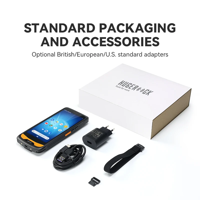 Hugerock R36 R3610 Barcode Qr Code Scanner Reader Price Sticker Laser Industrial Rugged Android