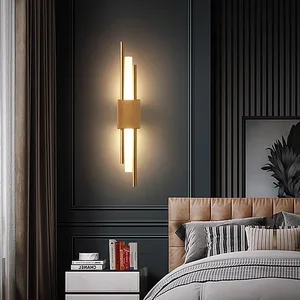 Modern Wall Sconce Creative Minimalist Bedroom Bedside Wall Lamp for Bedroom Living Room Dining Room