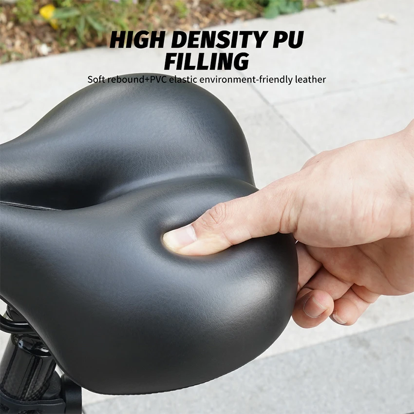 Customization TOSEEK KS7036E Oversize Thickened Memory Foam City Comfortable Bicycle Cushion Hollow Bike Seat