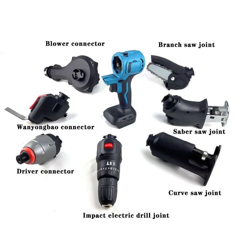  Cordless Power Electric Drill Set 21V with 2pcs