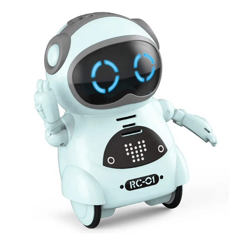 939A RC Pocket Robot Singing & Dancing Intelligent B/O Humanoid Robot Toys with LED Lights for Kids