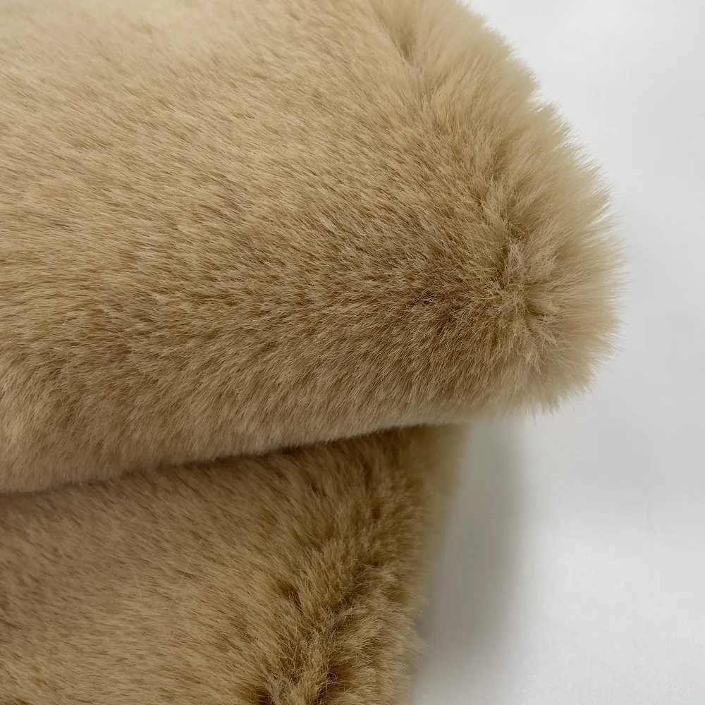 Оптовая продажа, 100% полиэстер, длинная ворсовая ткань из искусственного меха, искусственный мех кролика