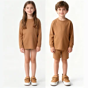 Babyhappy Hot Selling Trendy Minimalist Kids Leather Breathable Sport Barefoot Shoes Wide Toe Zero Drop Shoes Sneaker Children