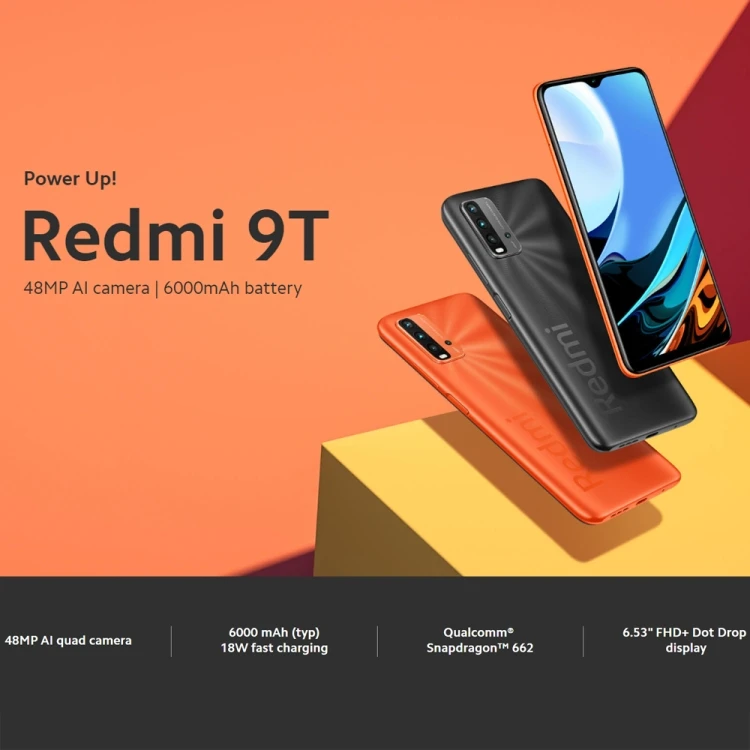 Xiaomi Redmi 9T 64GB ROM 4GB RAM オーシャングリ - grupob9.com.mx