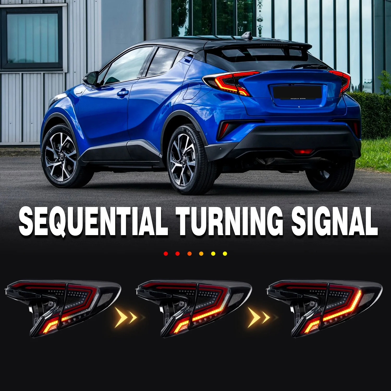 Archaic Tail Lights for Toyota C-HR 2017-2020 Upgrade