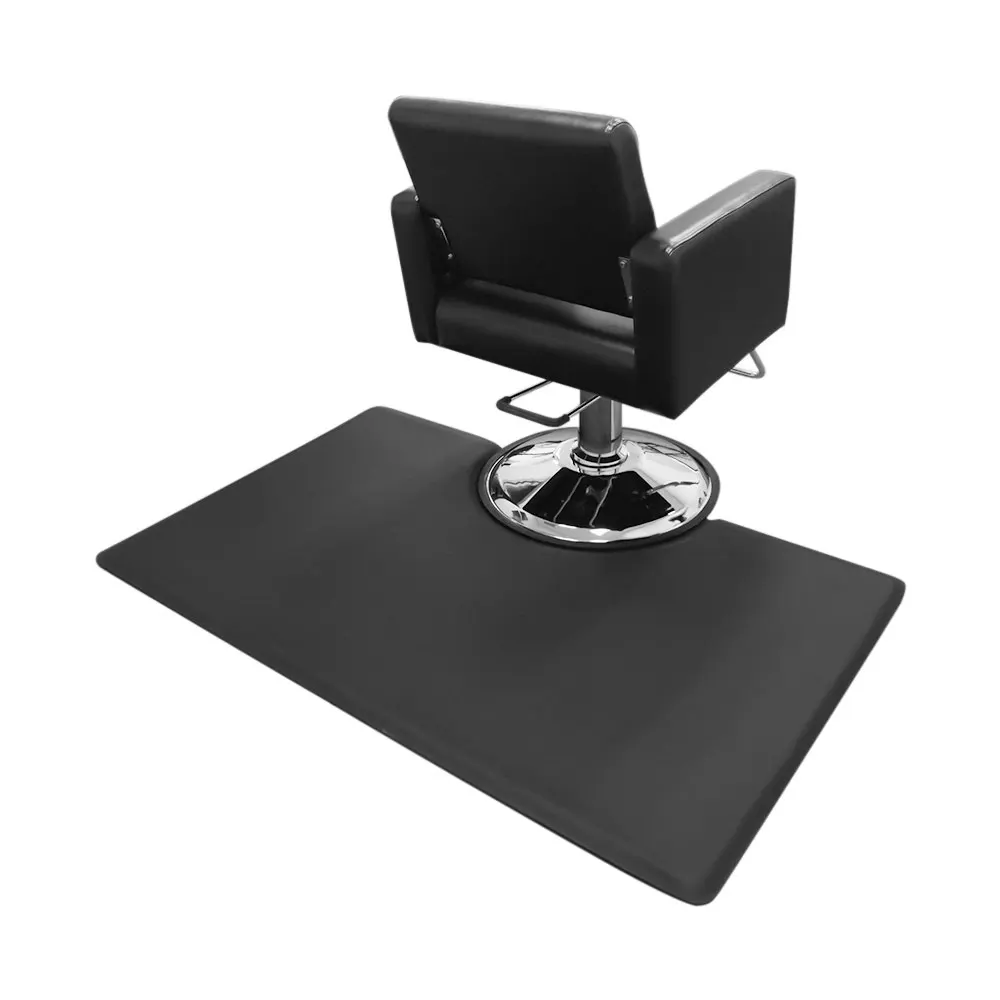 Modern Barber Chair Anti-Slip PU Mat Anti-Fatigue Decompression Foot Mat for Special Hair Salon Floor