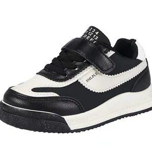 New Designer Spring Autumn Flat Heel Casual Shoes Fashion Soft Walking Shoes Splicing Color Kids Shoes Girls