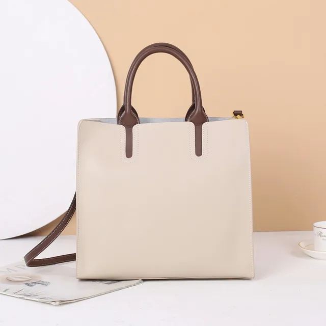 China factory new 2023 handbags fashion style Korean tote bags real leather designer italian handbags women - Image 2