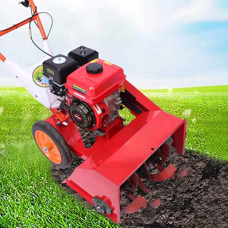 Water Weed Machine 4-Wheel in Weeding Cultivator Machine Weeding Machine Gasoline