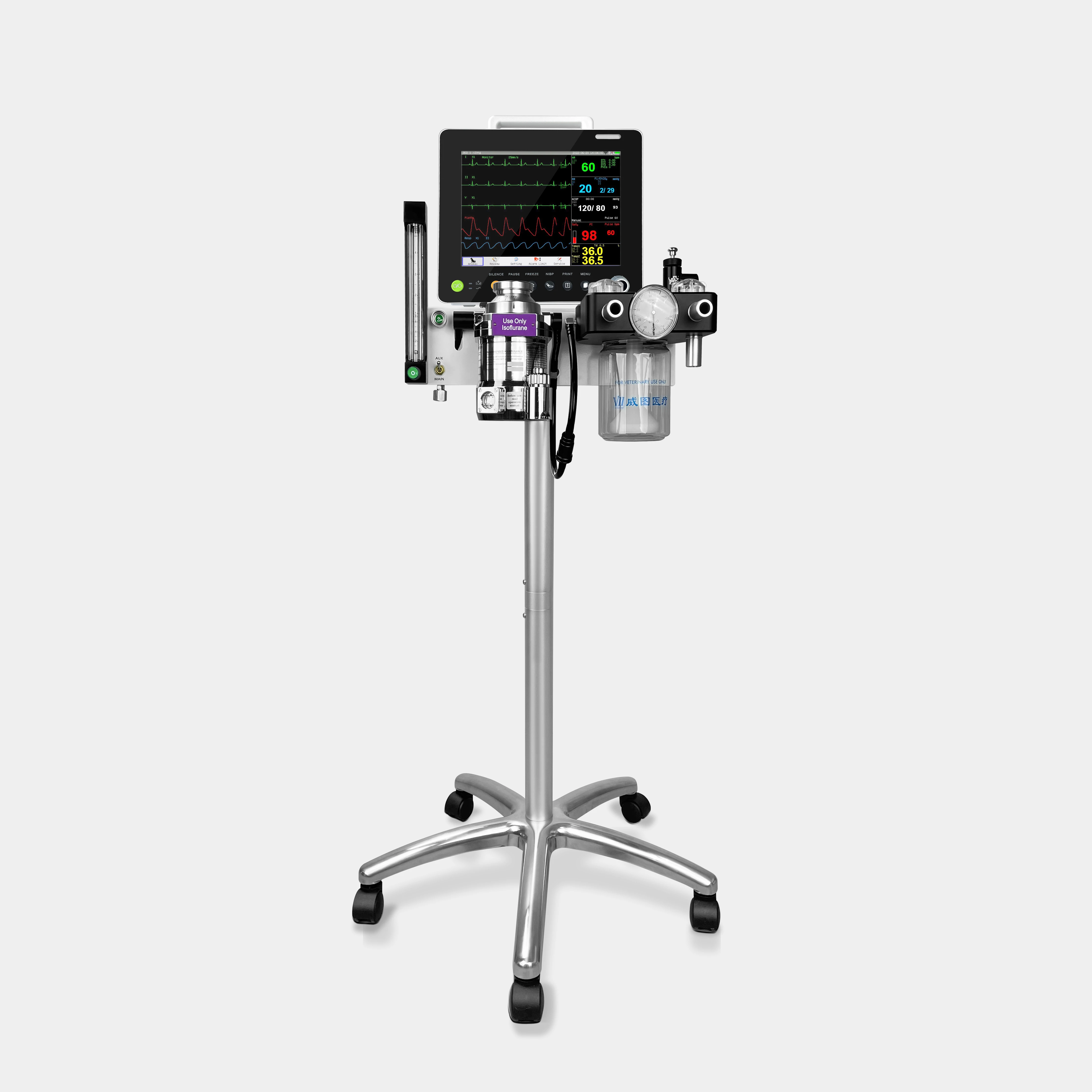 Veterinary anesthesia machine with trolley  PSA Veterinary Oxygen Concentrator for Animal Surgery