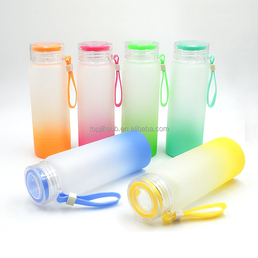 Frosted Glass Water Bottle - Buy Water Bottle,Frosted Bottle,Glass Water  Bottle Product on Alibaba.com